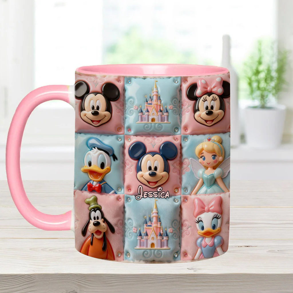 MkMo Magic Mouse Castle With Friends - Personalized Accent Mug - Gift For Movie Fans, Daughters, Family NL122 - Image 15