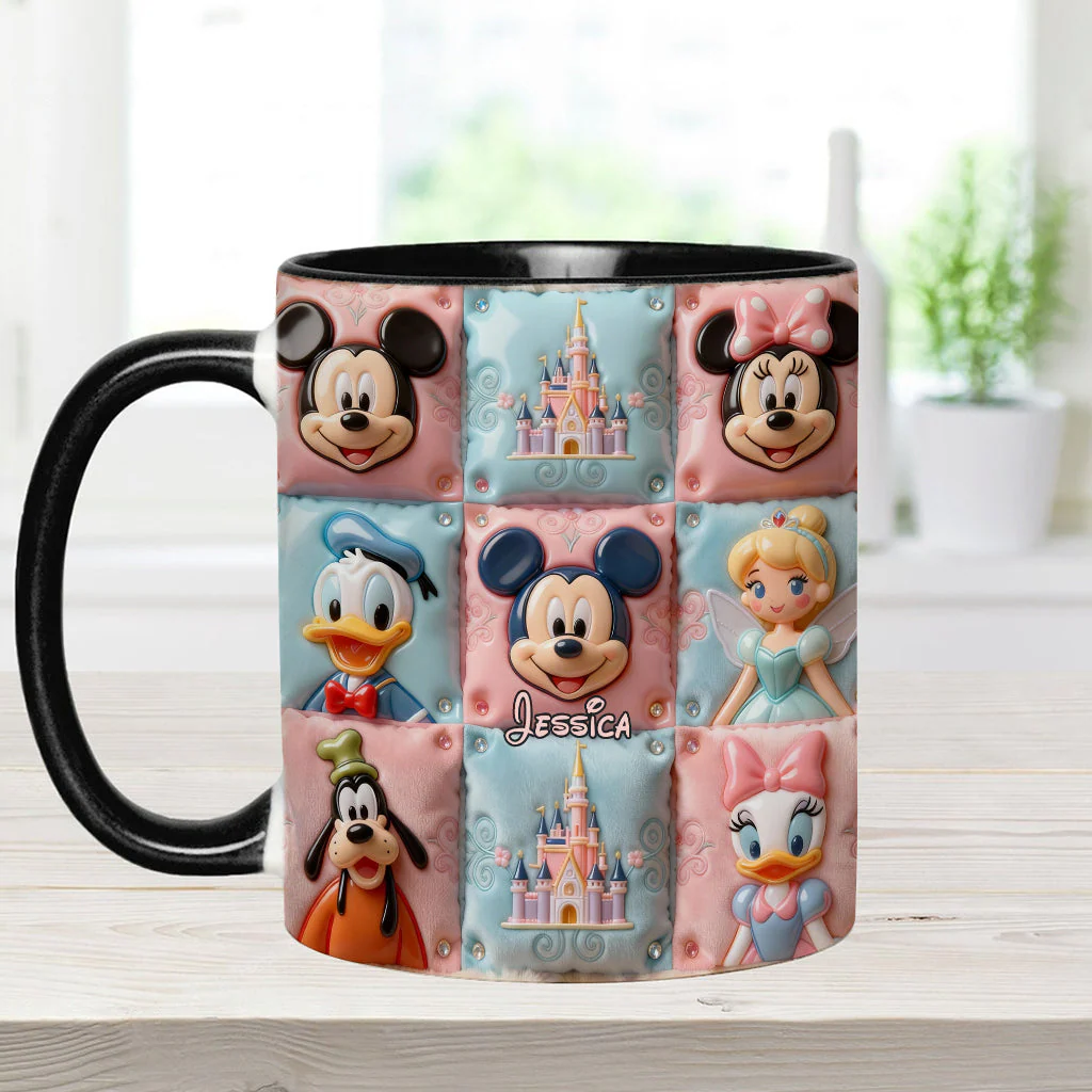 MkMo Magic Mouse Castle With Friends - Personalized Accent Mug - Gift For Movie Fans, Daughters, Family NL122 - Image 16