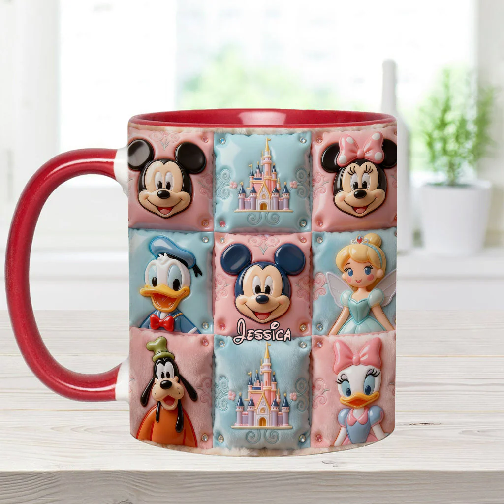 MkMo Magic Mouse Castle With Friends - Personalized Accent Mug - Gift For Movie Fans, Daughters, Family NL122 - Image 17