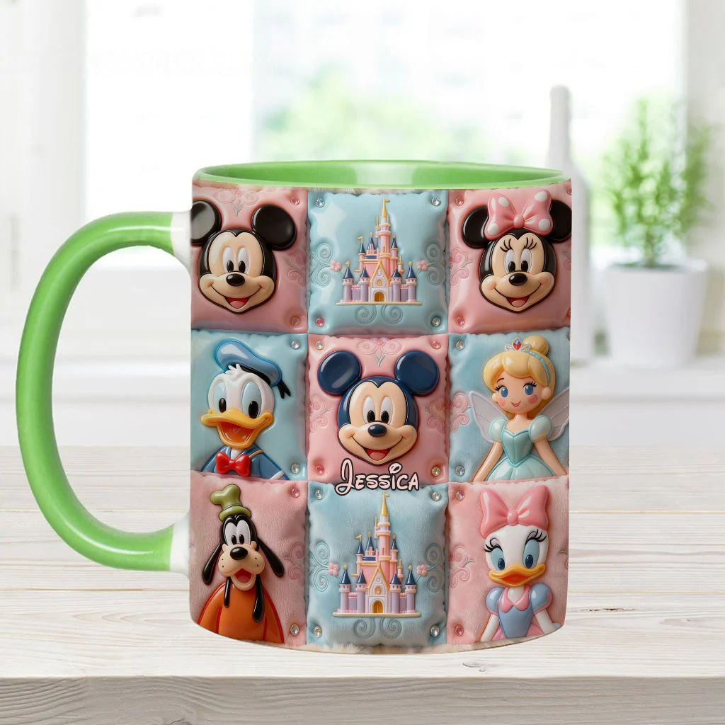 MkMo Magic Mouse Castle With Friends - Personalized Accent Mug - Gift For Movie Fans, Daughters, Family NL122 - Image 18