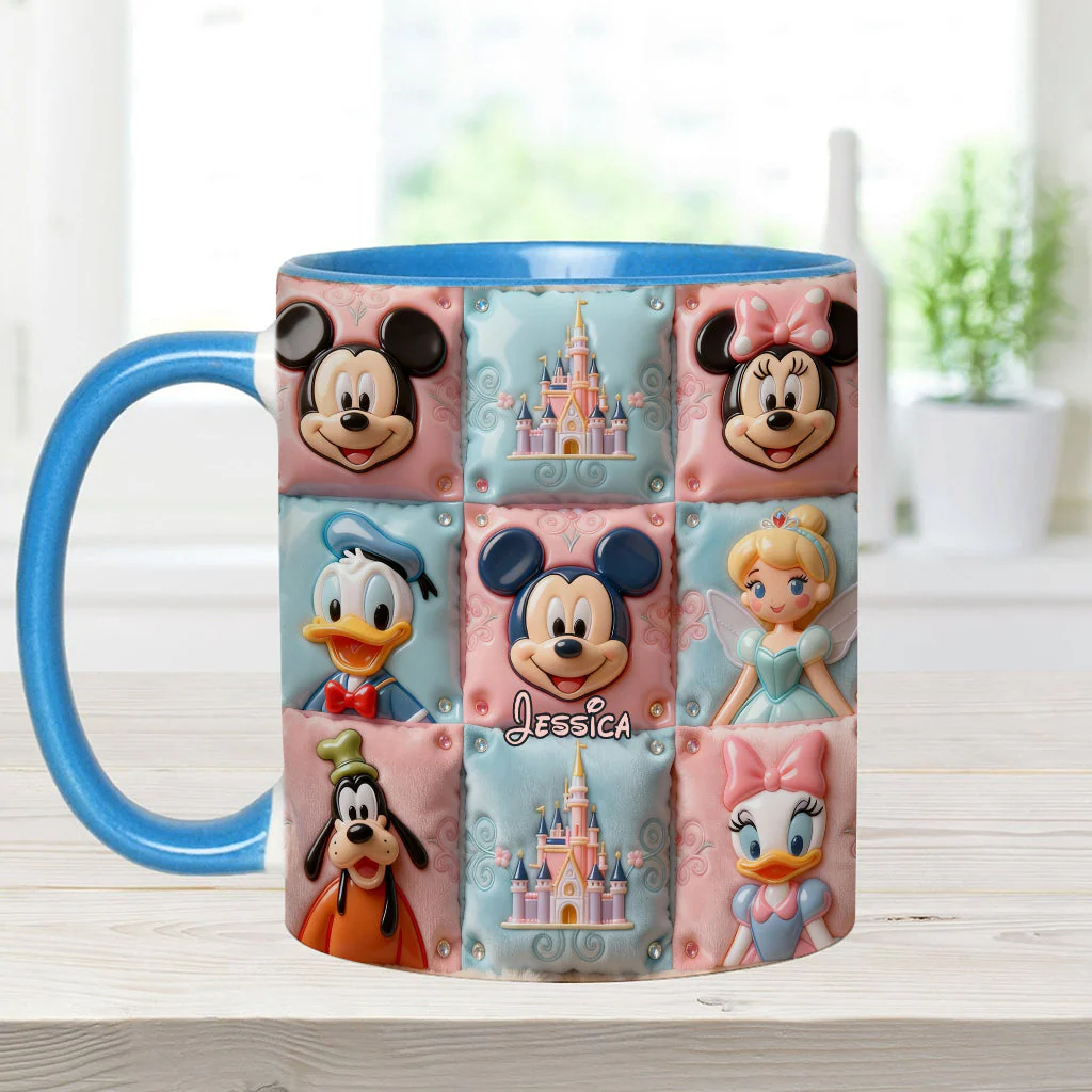 MkMo Magic Mouse Castle With Friends - Personalized Accent Mug - Gift For Movie Fans, Daughters, Family NL122 - Image 19