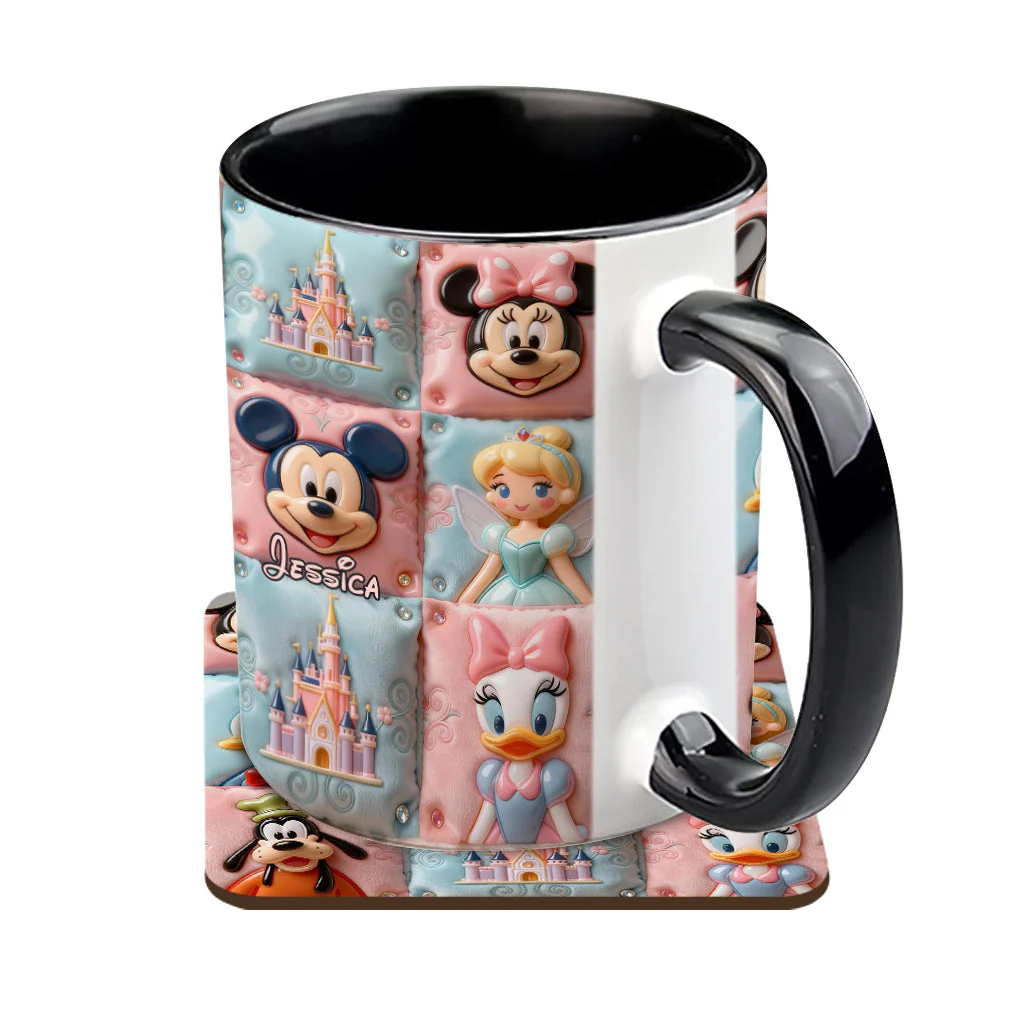 MkMo Magic Mouse Castle With Friends - Personalized Accent Mug - Gift For Movie Fans, Daughters, Family NL122 - Image 5