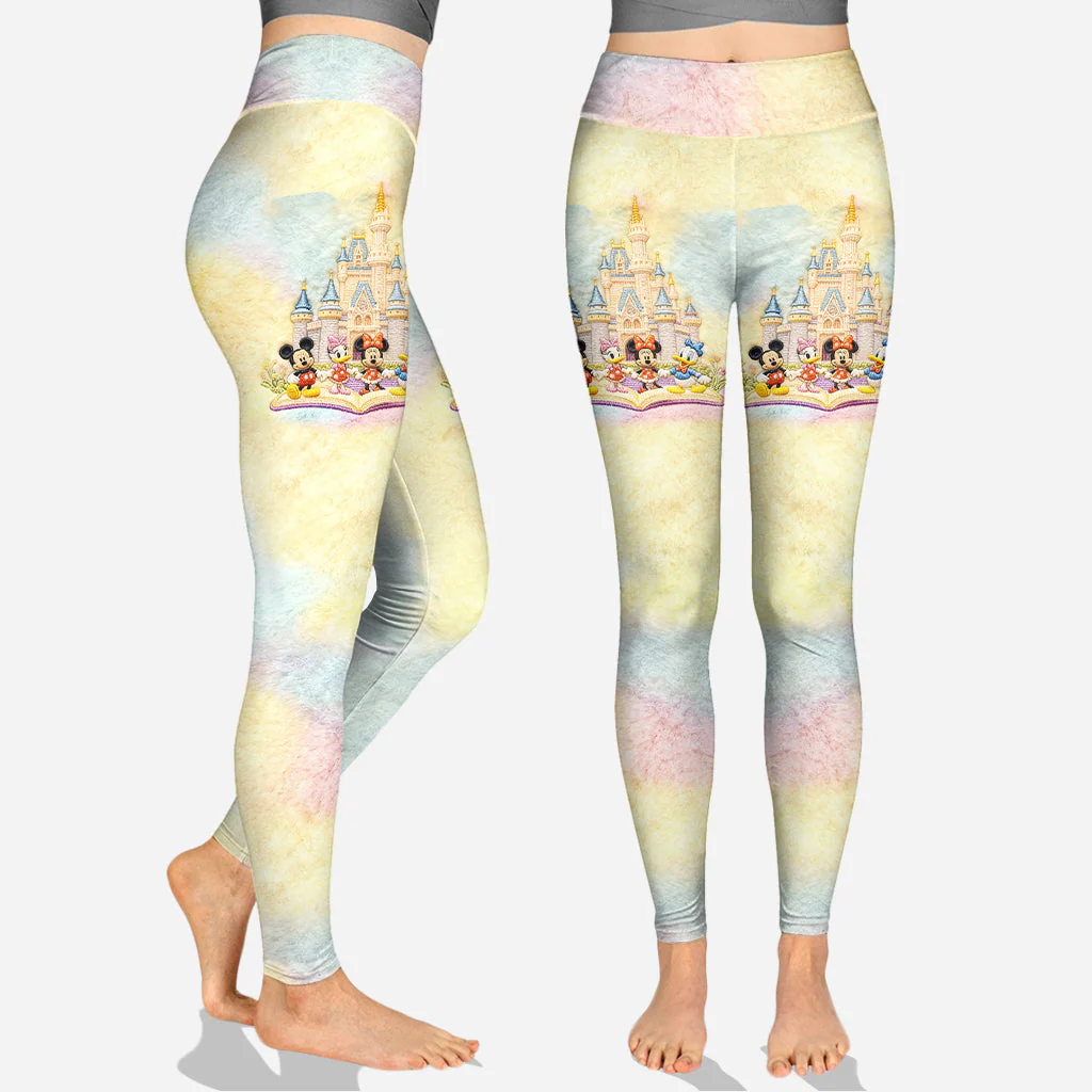 MkMo Magic Mouse Colorful Castle - Personalized Hoodie And Leggings - Gift For Movie Fans NL122 - Image 3