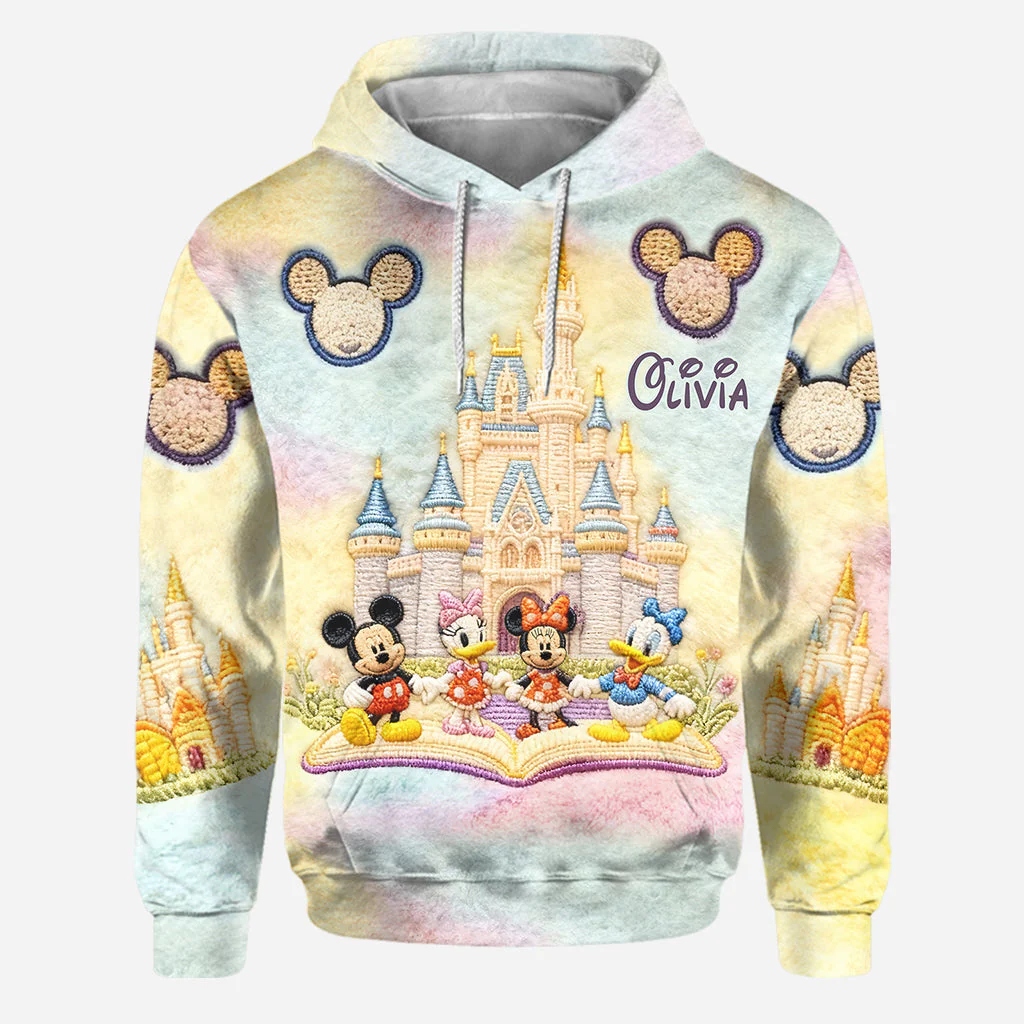 MkMo Magic Mouse Colorful Castle - Personalized Hoodie And Leggings - Gift For Movie Fans NL122 - Image 5