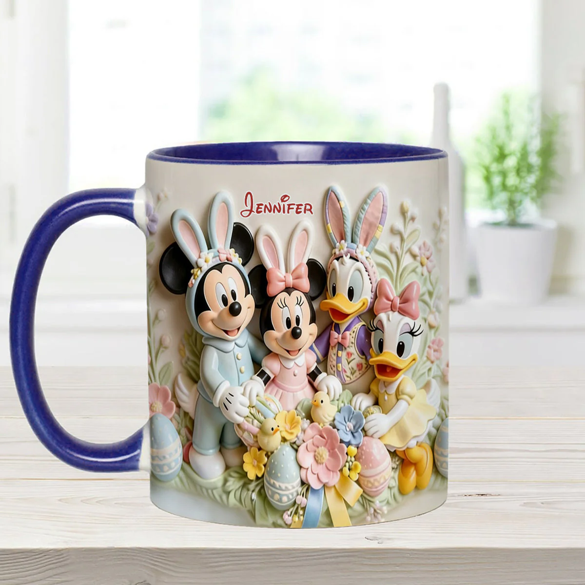 MkMo Magic Mouse Easter's Day - Personalized Accent Mug - Gift For Easter's Day NL122 - Image 7
