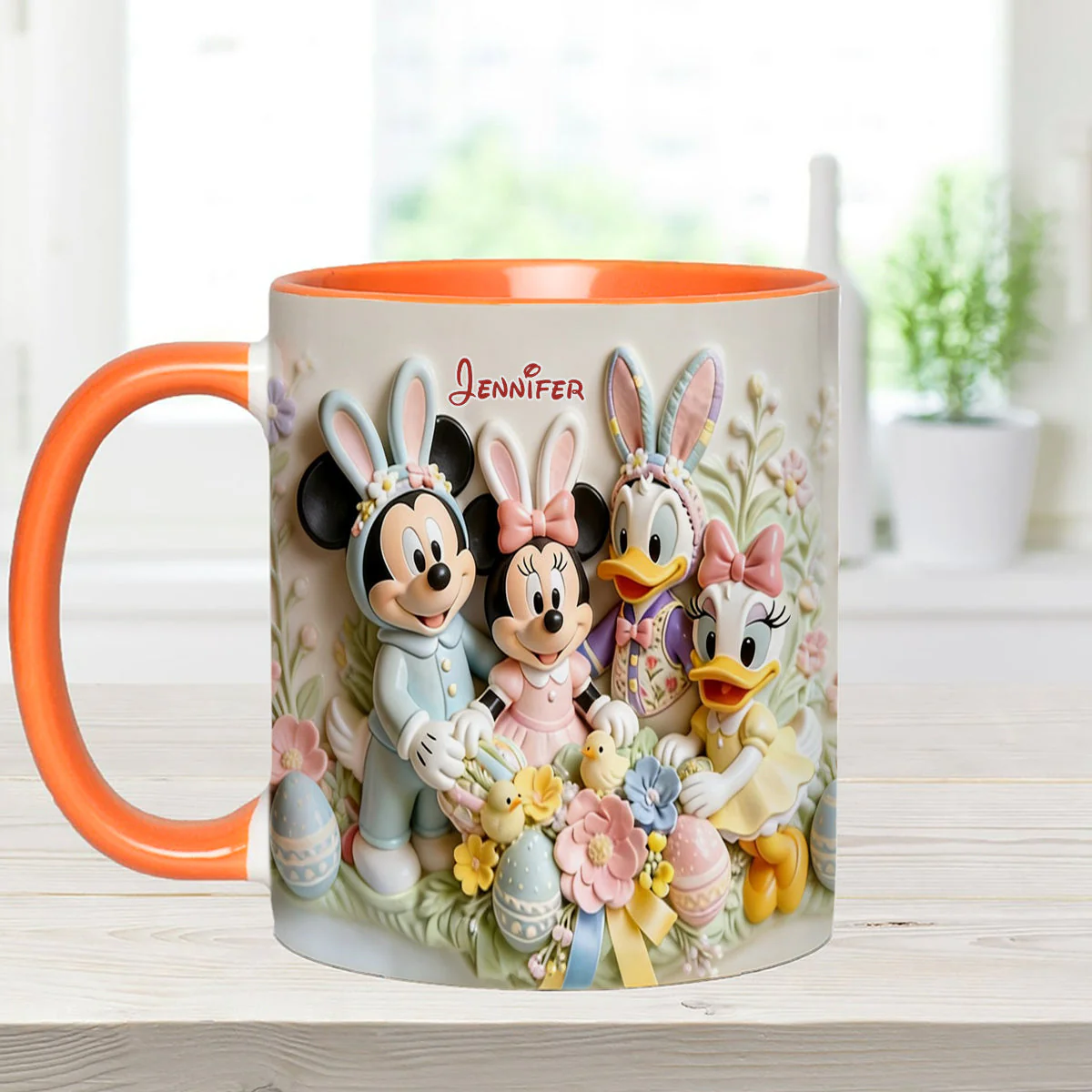 MkMo Magic Mouse Easter's Day - Personalized Accent Mug - Gift For Easter's Day NL122 - Image 9