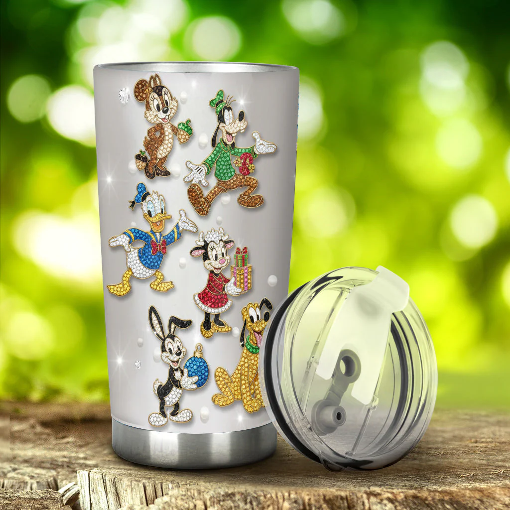 MkMo Magic Mouse Friends Moment - Personalized Tumbler - Gift For Movie Fans NL122 - Image 2
