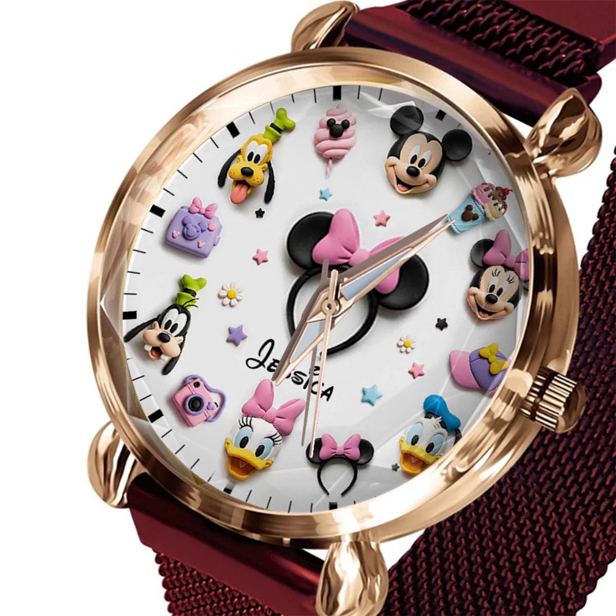 MkMo Magic Mouse In Magical World - Personalized Women Hand Watch - Gift For Her, Movie Fans NL122 - Image 6