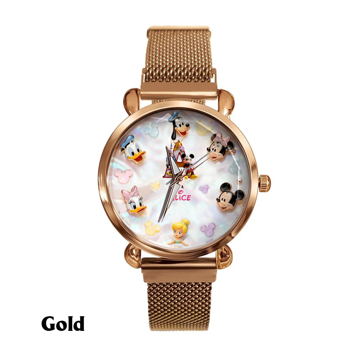 MkMo Magic Mouse Letter - Personalized Women Hand Watch - Gift For Movie Fans NL122 - Image 8