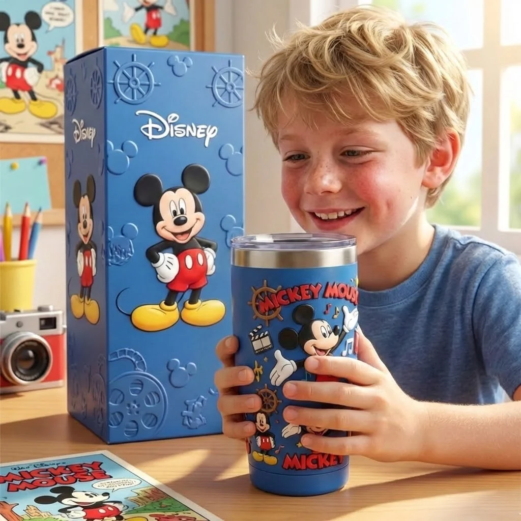MkMo Magic Mouse Life Is Better With A Smile - Personalized Tumbler - Gift For Movie Fans NL122 - Image 3