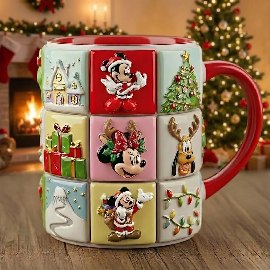 MkMo Magic Mouse Love Makes Every Day Magical - Personalized Accent Mug - Christmas Gift For Movie Fans NL122 - Image 3