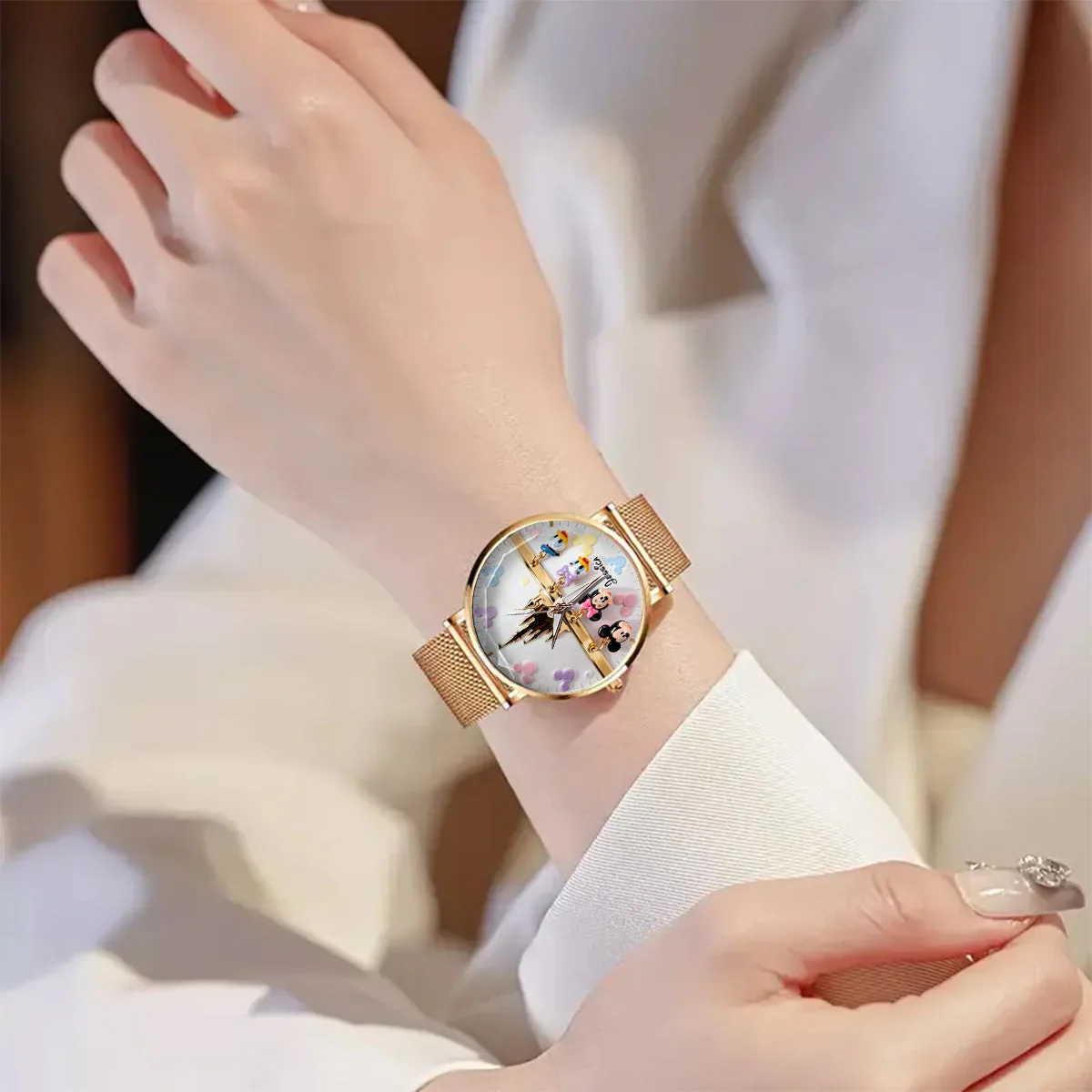 MkMo Magic Mouse Magical - Personalized Women Hand Watch - Gift For Her, Movie Fans HH01 - Image 2