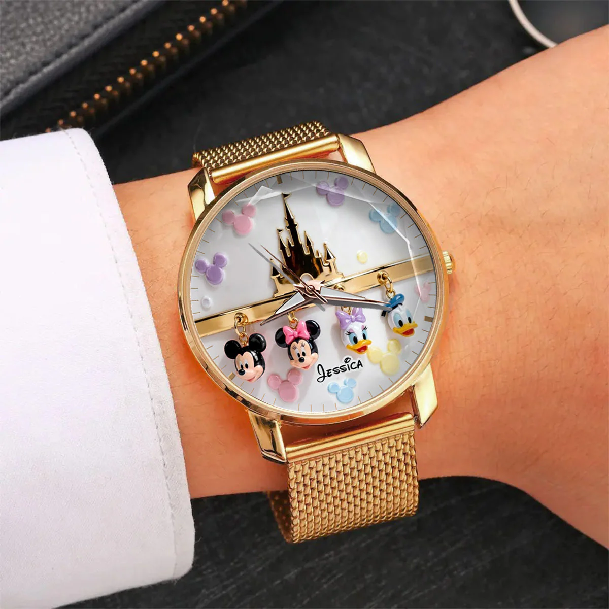 MkMo Magic Mouse Magical - Personalized Women Hand Watch - Gift For Her, Movie Fans HH01 - Image 4