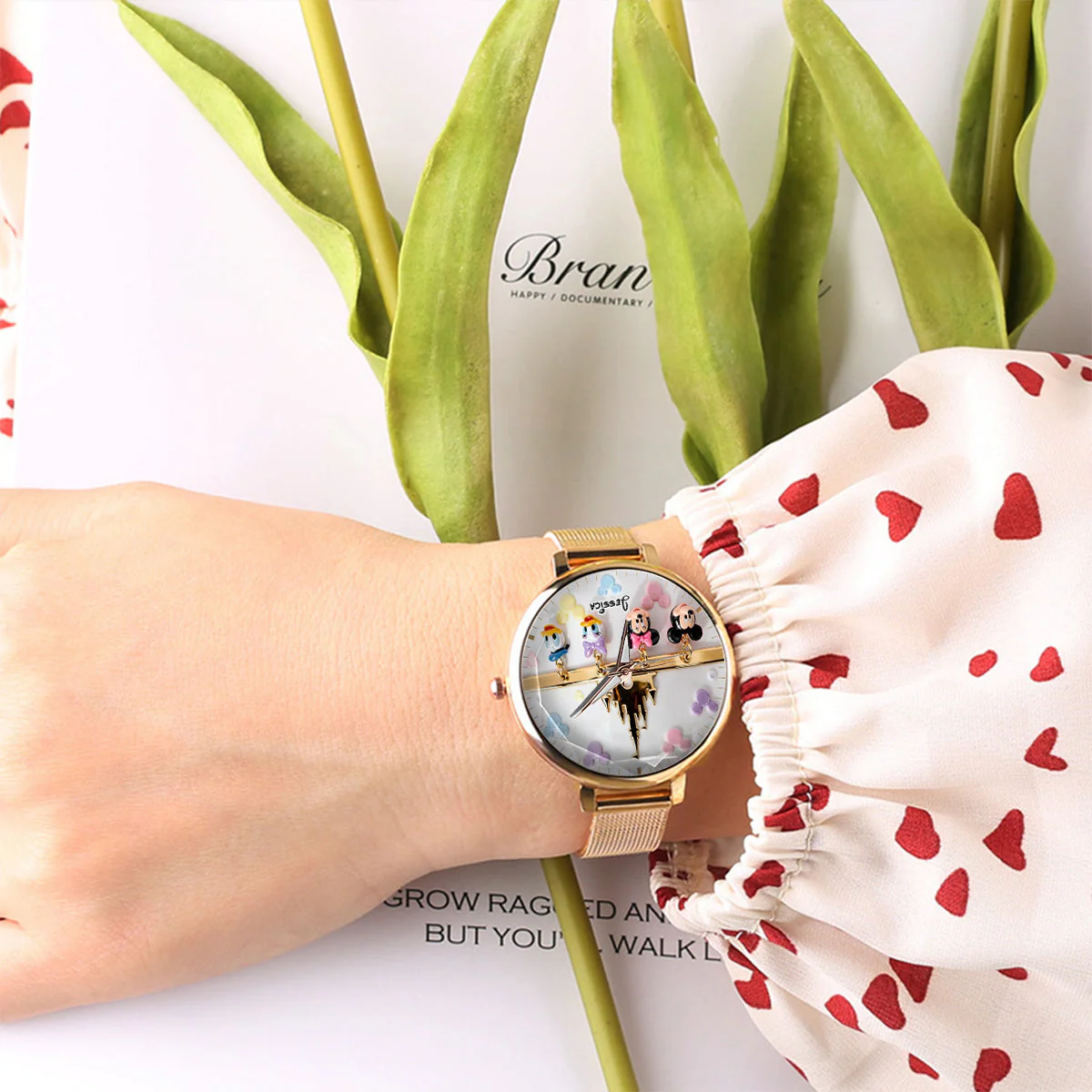 MkMo Magic Mouse Magical - Personalized Women Hand Watch - Gift For Her, Movie Fans HH01 - Image 5