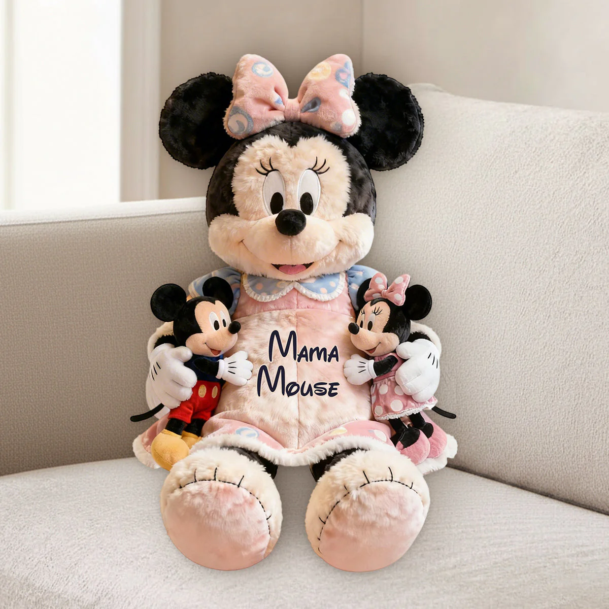 MkMo Magic Mouse Mom - Personalized Custom Shaped Pillow - Gift For Mom NL122 - Image 2