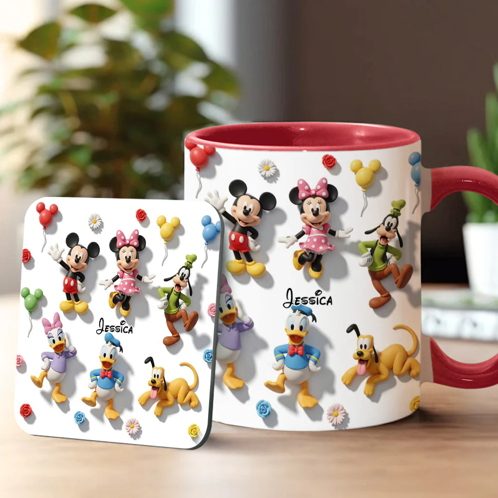MkMo Magic Mouse Moments That Matter - Personalized Accent Mug - Gift For Movie Fans | NL122 - Image 3