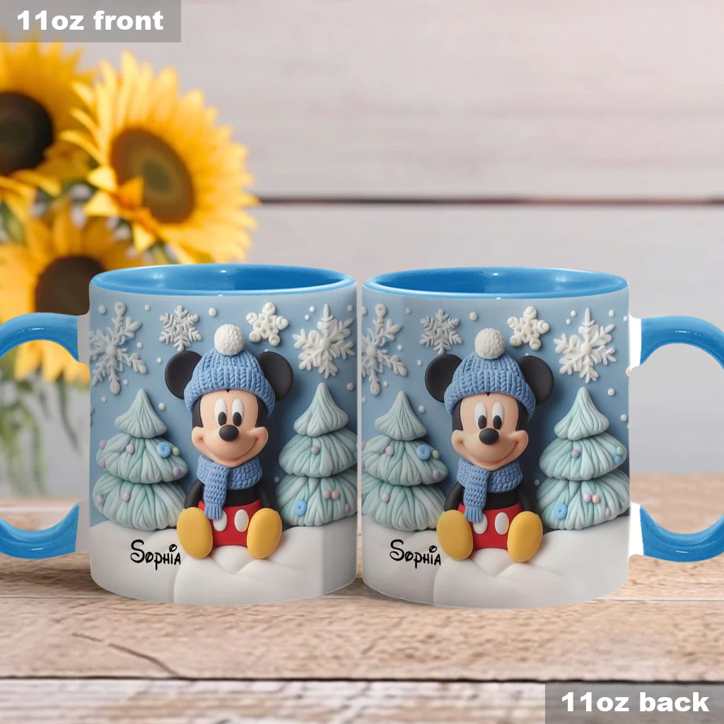 MkMo Magic Mouse - Personalized Accent Mug - Christmas Gift HH01 - Image 3
