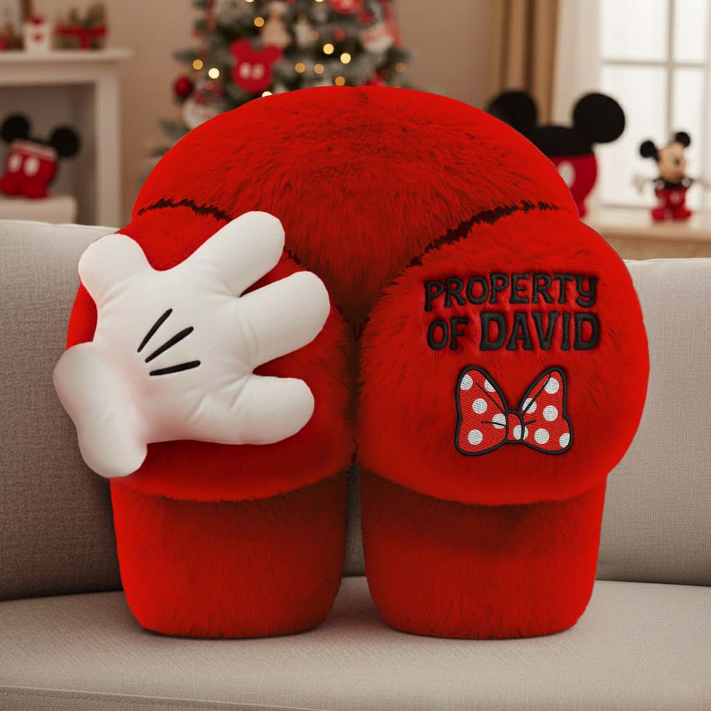 MkMo Magic Mouse Property Of Him - Personalized Custom Shape Pillow - Gift For Her, Couple HH01