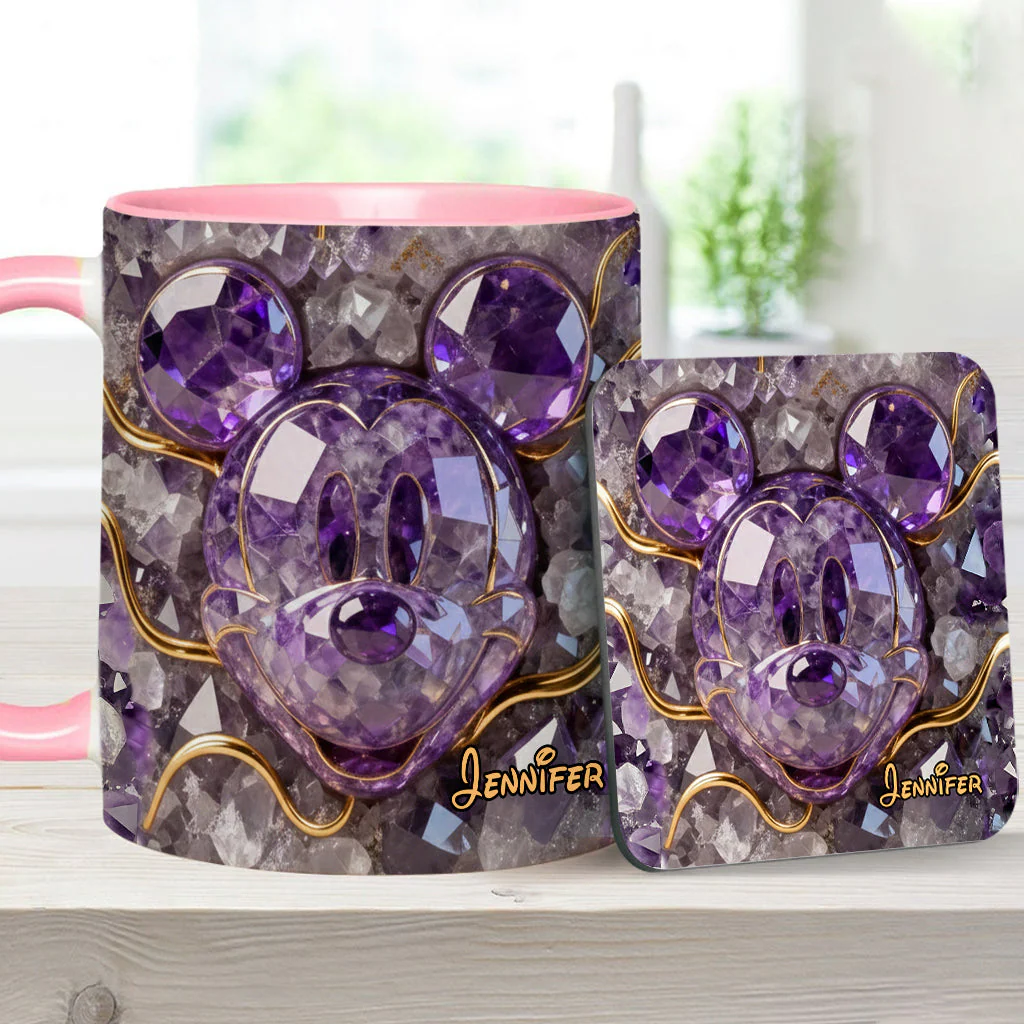 MkMo Magic Mouse Purple Crystal - Personalized Accent Mug - Gift For Movie Fans NL122 - Image 13