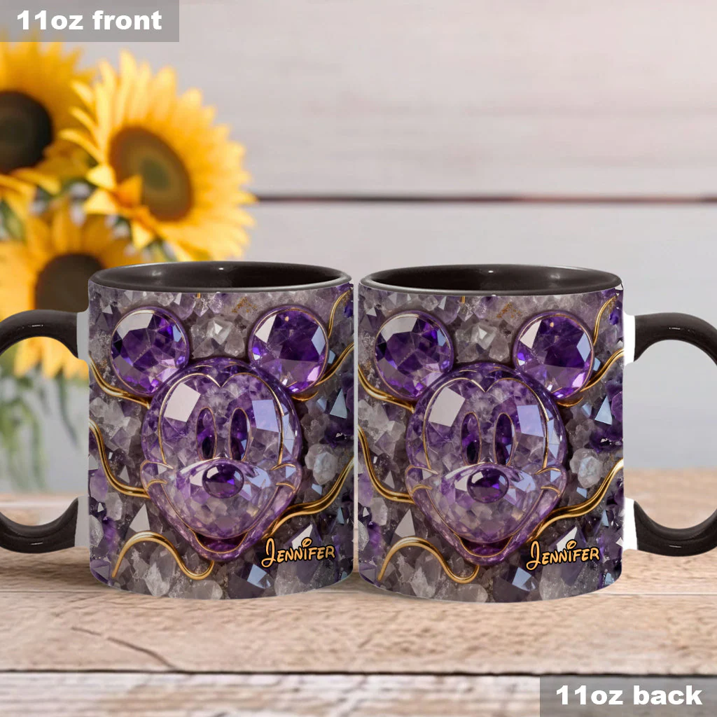 MkMo Magic Mouse Purple Crystal - Personalized Accent Mug - Gift For Movie Fans NL122 - Image 6
