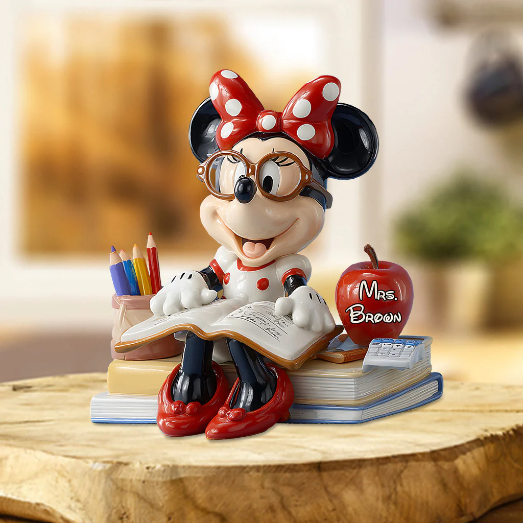 MkMo Magic Mouse Teaching Is A Work Of Heart - Personalized Acrylic Plaque - Gift For Teacher, Movie Fans HH01 - Image 2