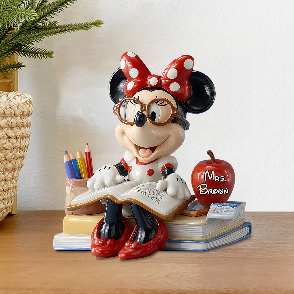 MkMo Magic Mouse Teaching Is A Work Of Heart - Personalized Acrylic Plaque - Gift For Teacher, Movie Fans HH01 - Image 3