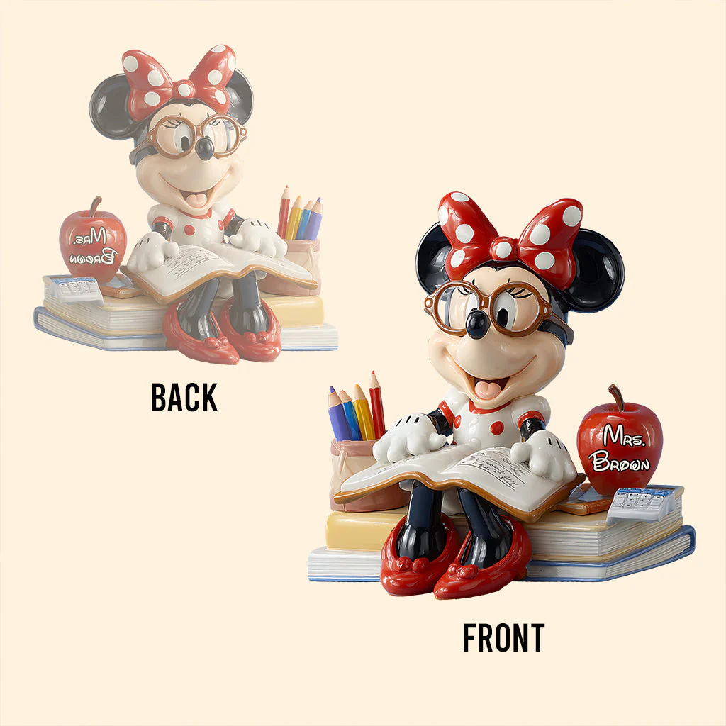 MkMo Magic Mouse Teaching Is A Work Of Heart - Personalized Acrylic Plaque - Gift For Teacher, Movie Fans HH01 - Image 4