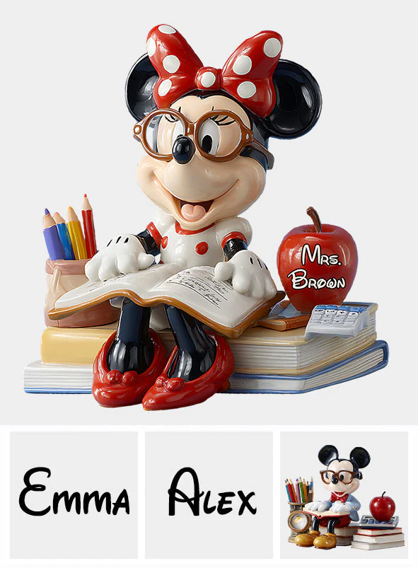 MkMo Magic Mouse Teaching Is A Work Of Heart - Personalized Acrylic Plaque - Gift For Teacher, Movie Fans HH01 - Image 5