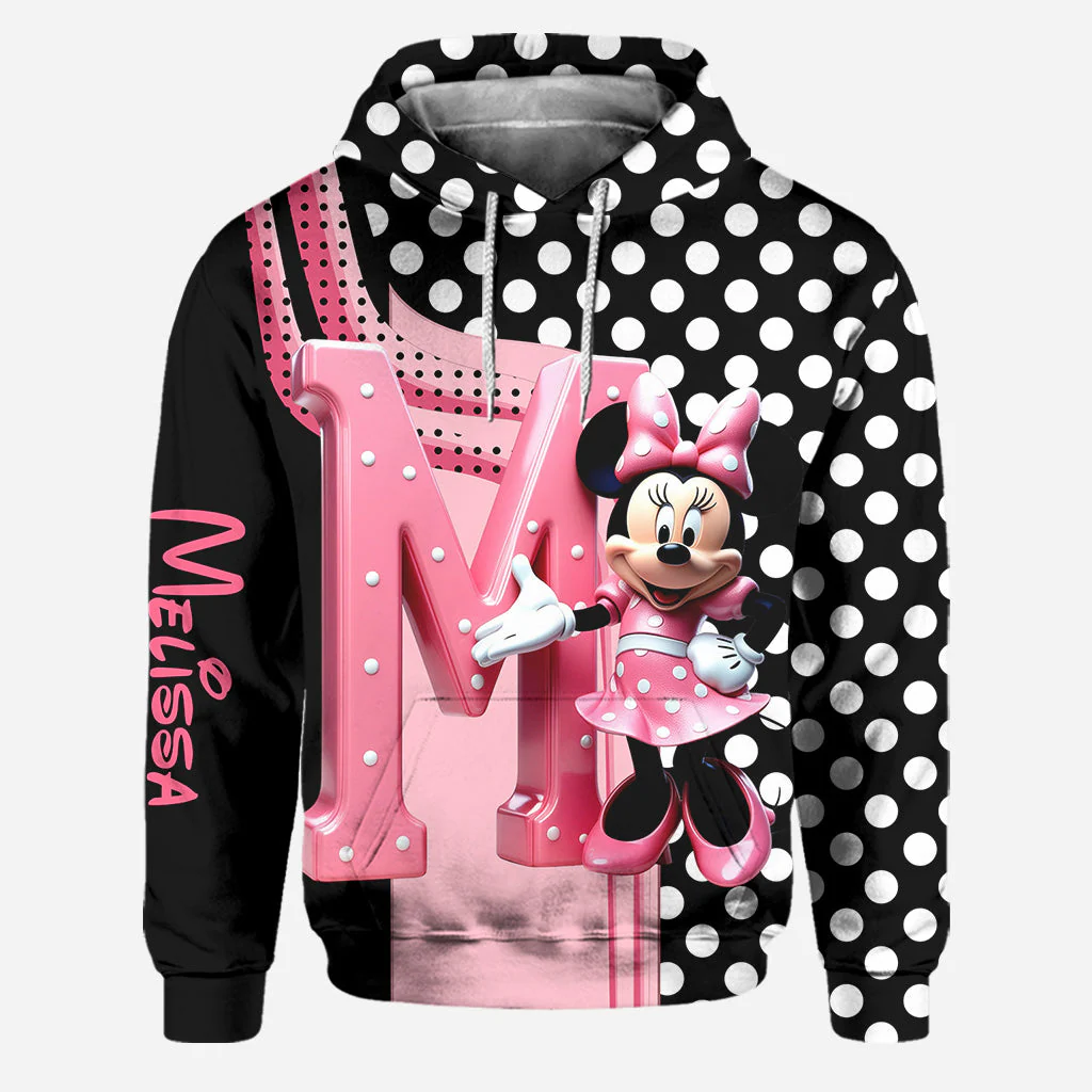 MkMo Magic Mouse With Alphabet - Personalized Hoodie And Leggings - Gift For Her, Movie Fans HH01 - Image 5