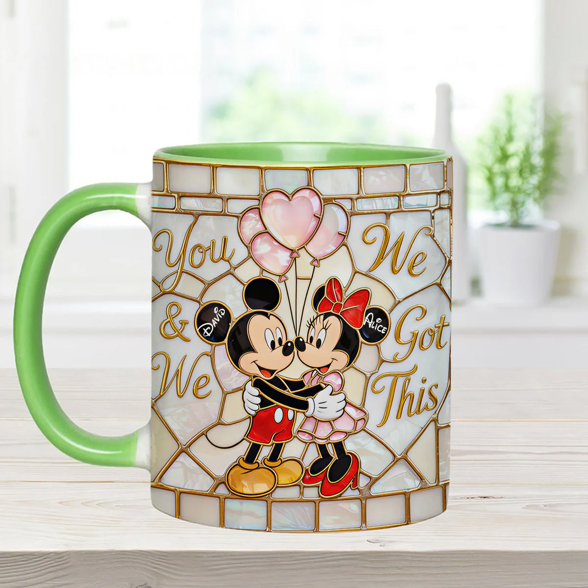 MkMo Magic Mouse You And Me We Got This - Personalized Accent Mug - Gift For Couple, Fan Movies HH01 - Image 10