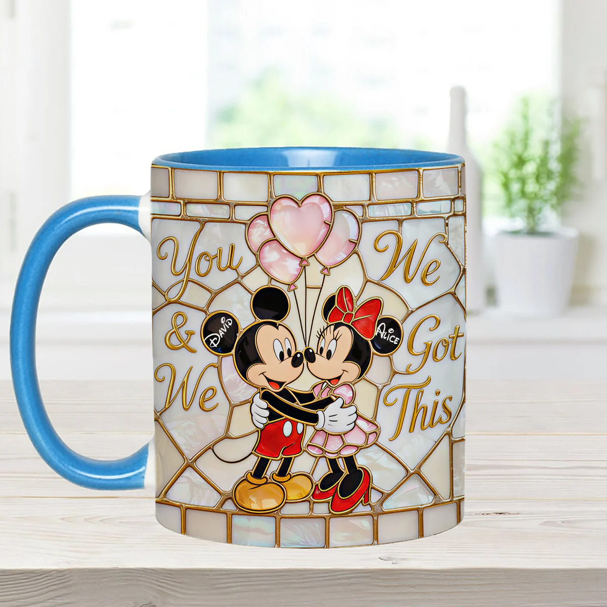 MkMo Magic Mouse You And Me We Got This - Personalized Accent Mug - Gift For Couple, Fan Movies HH01 - Image 11
