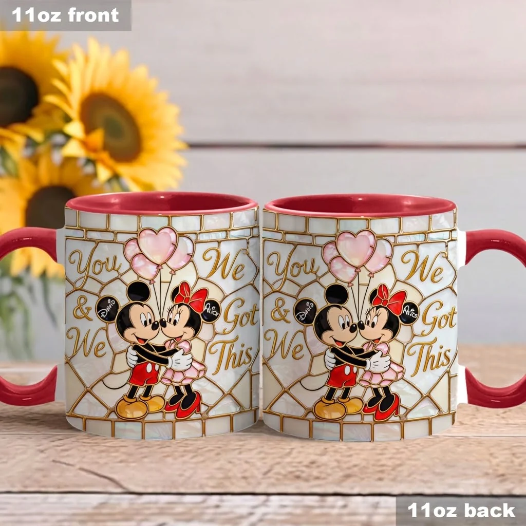 MkMo Magic Mouse You And Me We Got This - Personalized Accent Mug - Gift For Couple, Fan Movies HH01 - Image 2