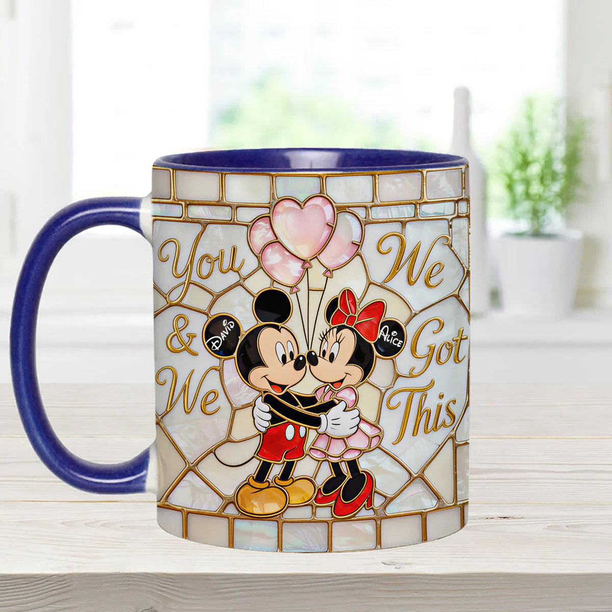 MkMo Magic Mouse You And Me We Got This - Personalized Accent Mug - Gift For Couple, Fan Movies HH01 - Image 6