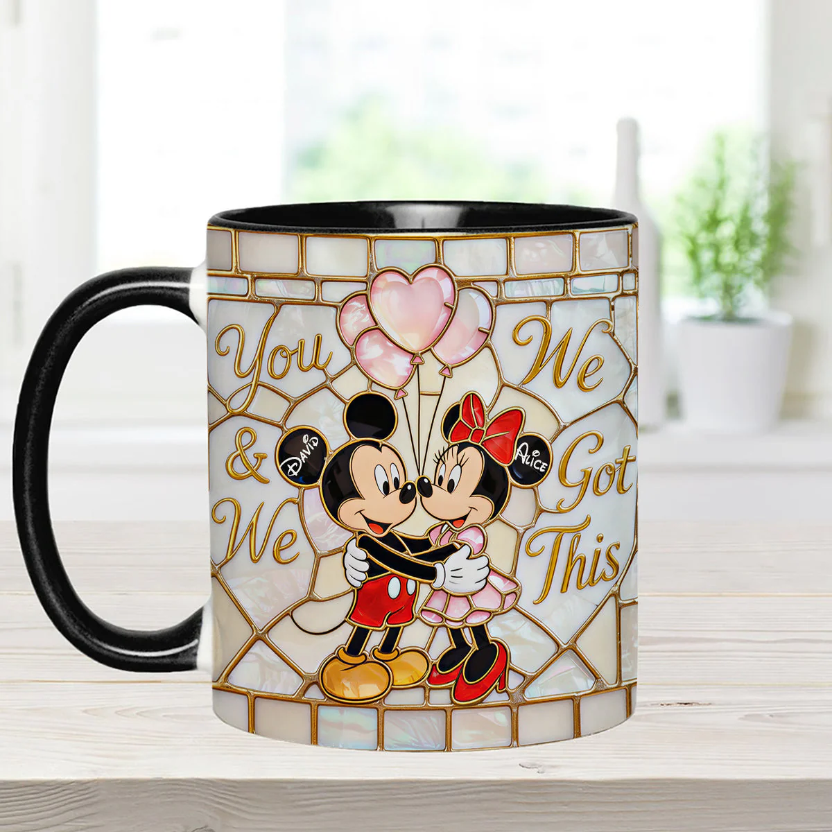 MkMo Magic Mouse You And Me We Got This - Personalized Accent Mug - Gift For Couple, Fan Movies HH01 - Image 8
