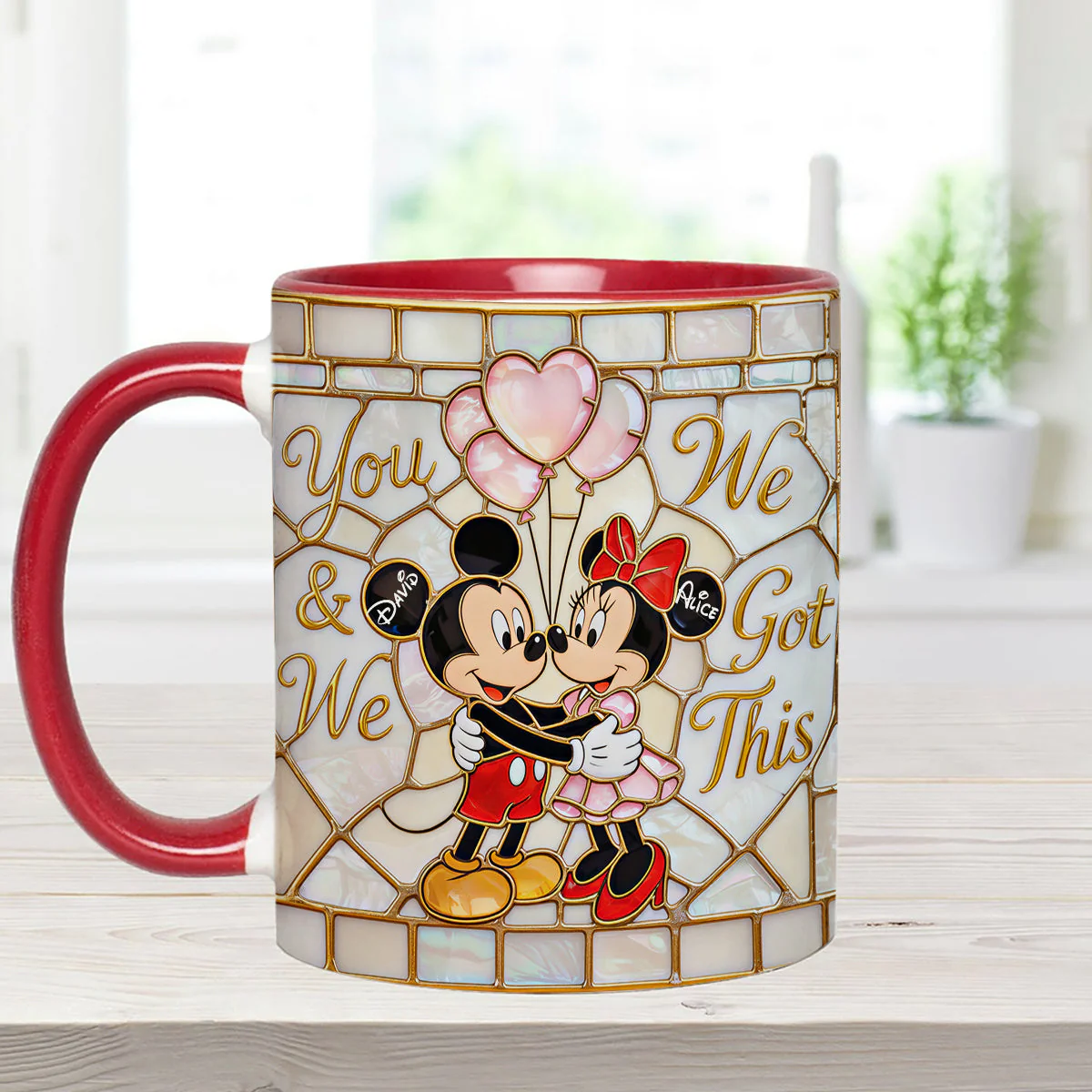 MkMo Magic Mouse You And Me We Got This - Personalized Accent Mug - Gift For Couple, Fan Movies HH01 - Image 9