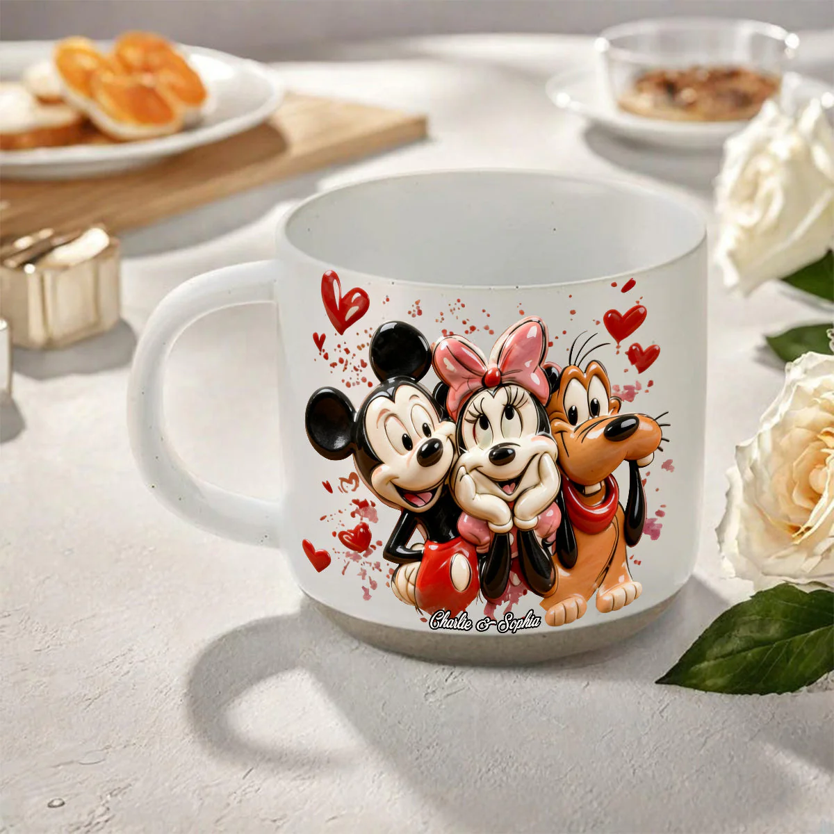 MkMo Magic Mouse You And Me We Got This - Personalized Pottery Mug - Gift For Couples, Movie Fans NL122 - Image 5