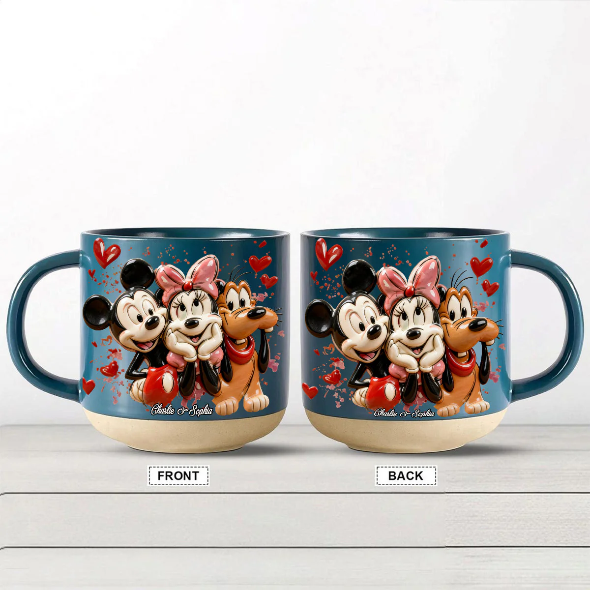 MkMo Magic Mouse You And Me We Got This - Personalized Pottery Mug - Gift For Couples, Movie Fans NL122 - Image 8