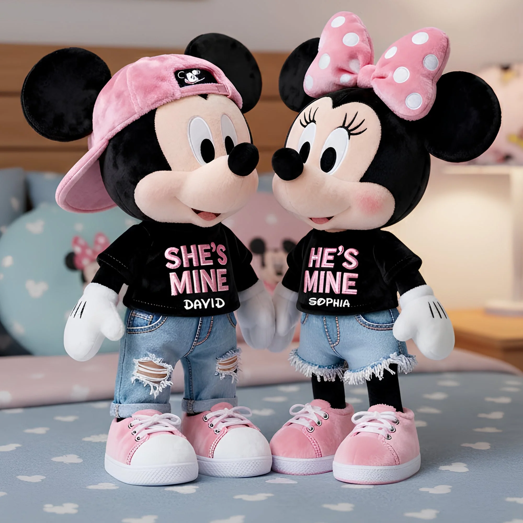 MkMo Magic Mouse You Are Mine - Personalized Custom Shaped Pillow - Gift For Couples, Movie Fans NL122