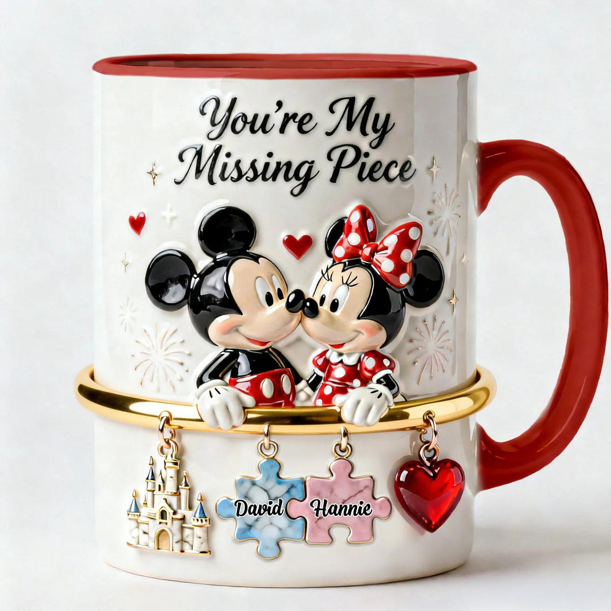 MkMo Magic Mouse You're My Missing Piece - Personalized Accent Mug - Gift For Couples, Movie Fans NL122 - Image 3