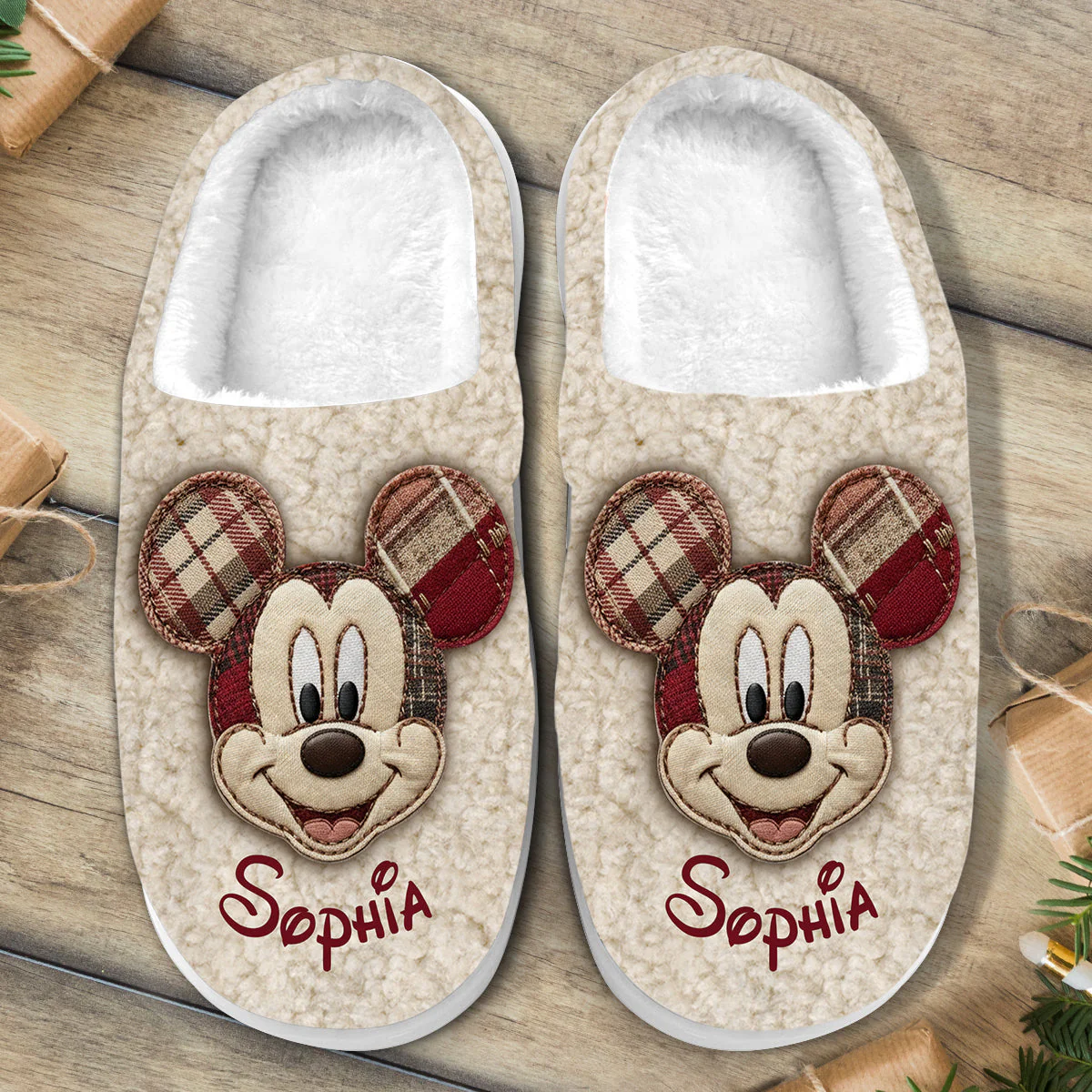 MkMo Merry Christmas To All - Personalized Slippers - Christmas Gift NA94 - Image 2
