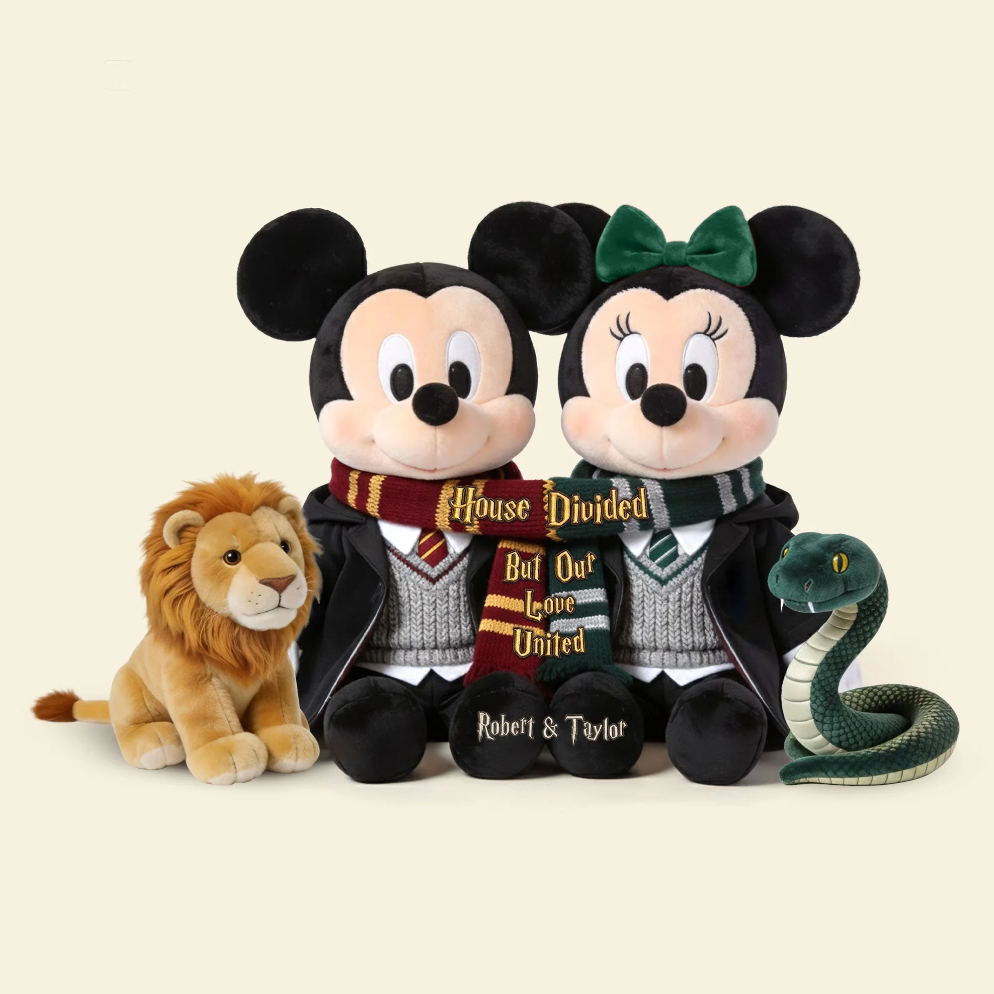 MkMo x Hapo House Divided But Our Love United - Personalized Custom Shaped Pillow - Gift For Couples, Movie Fans NL122 - Image 3