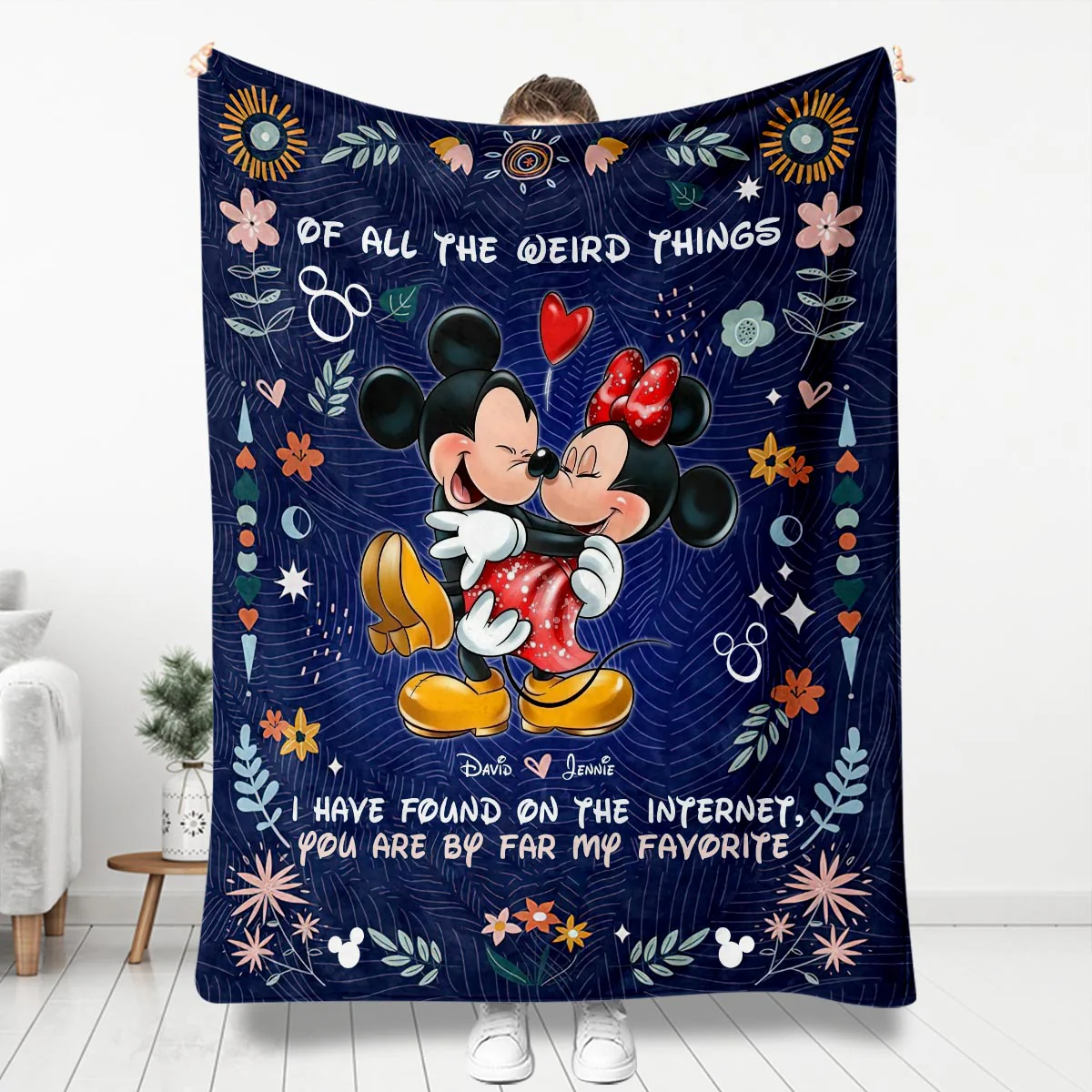 MkMo You Are By Far My Favorite - Personalized Blanket - Gift For Fans, Gift For Couples NA94