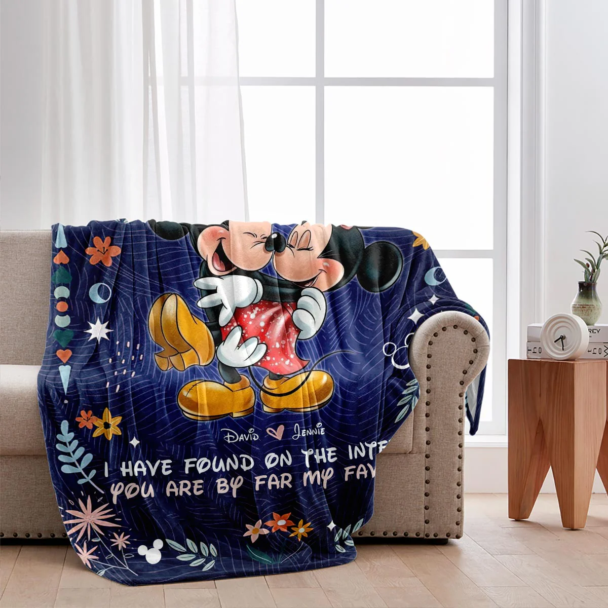 MkMo You Are By Far My Favorite - Personalized Blanket - Gift For Fans, Gift For Couples NA94 - Image 2