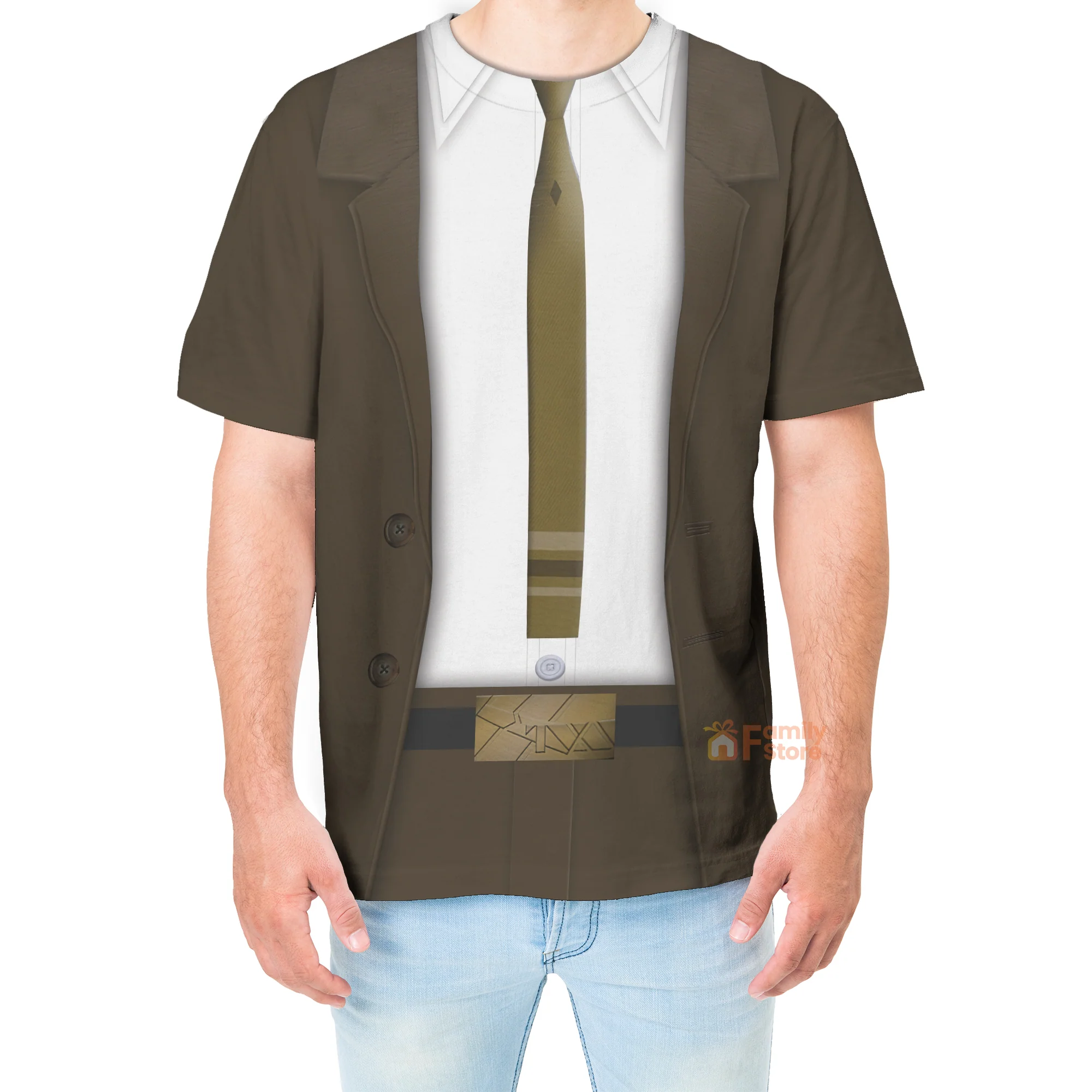 Mobius Loki Marvel TV Series Costume T-Shirt For Men - Image 4