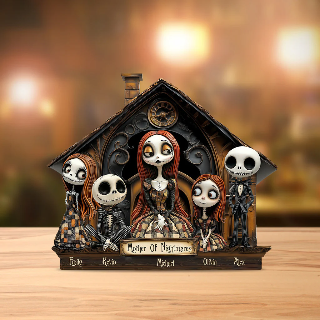 Mother And Father Of Nightmare - Personalized Custom Shaped Acrylic Plaque NL122 - Image 2