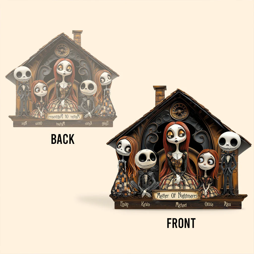 Mother And Father Of Nightmare - Personalized Custom Shaped Acrylic Plaque NL122 - Image 4