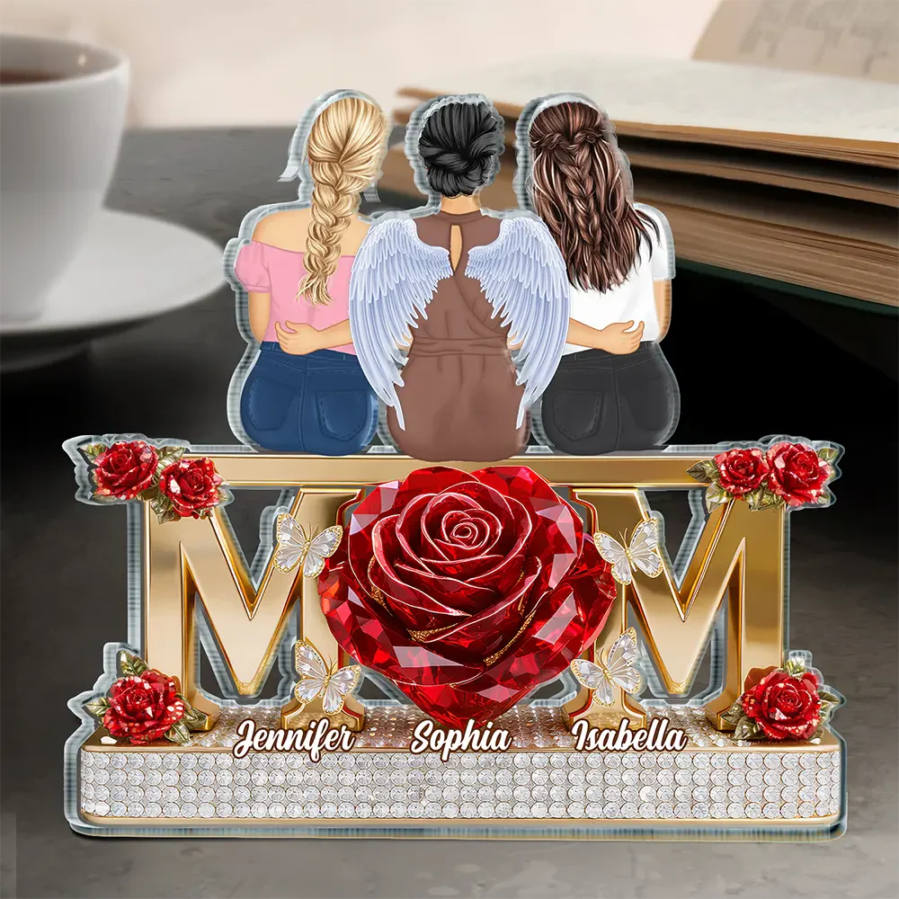 Mother Daughter Forever Together - Personalized Shape Acrylic Plaque - Gift For Mom, Grandma | GR24 HN02 - Image 4