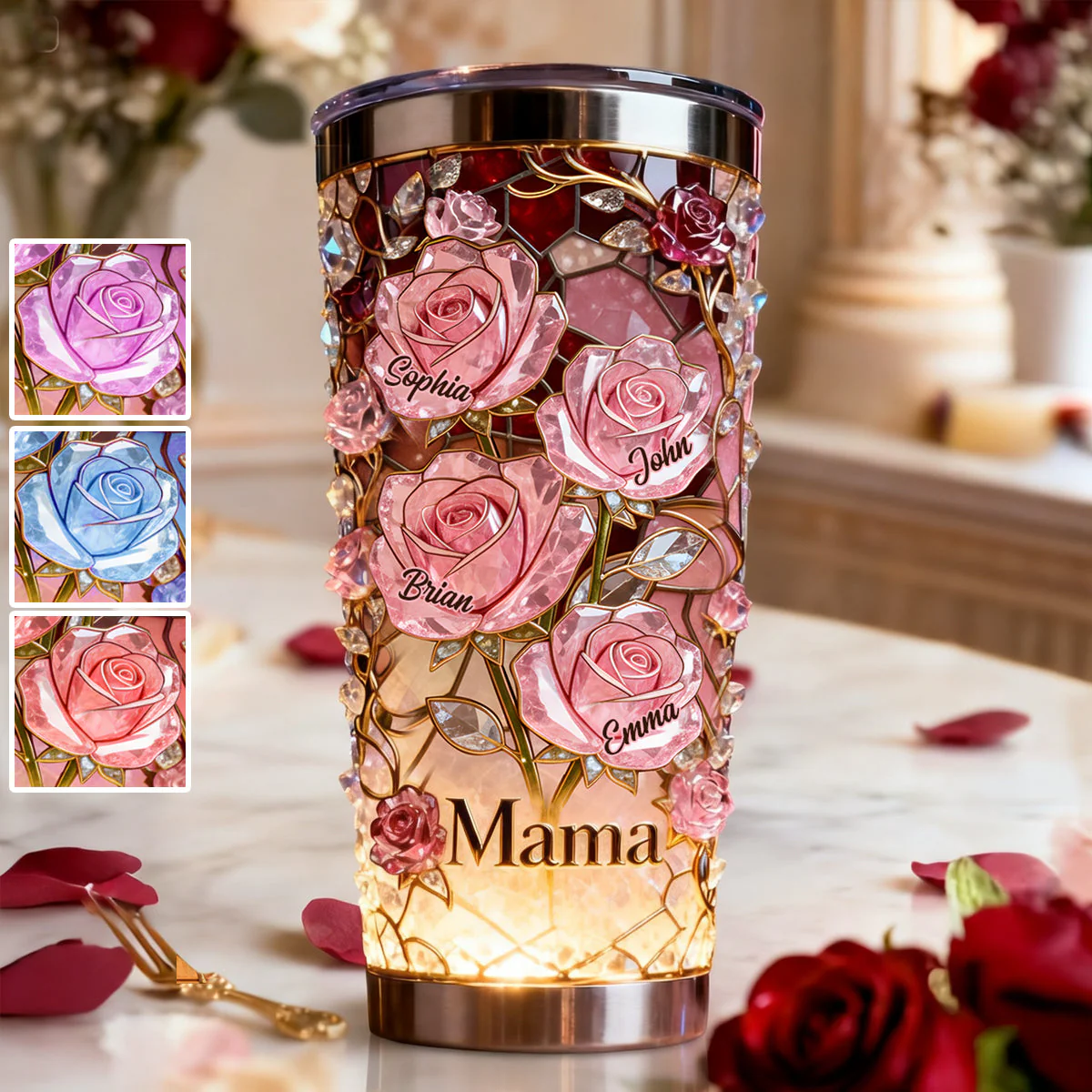 My Best Mom Ever - Personalized Tumbler - Special Gift For Mom, Grandma NL122