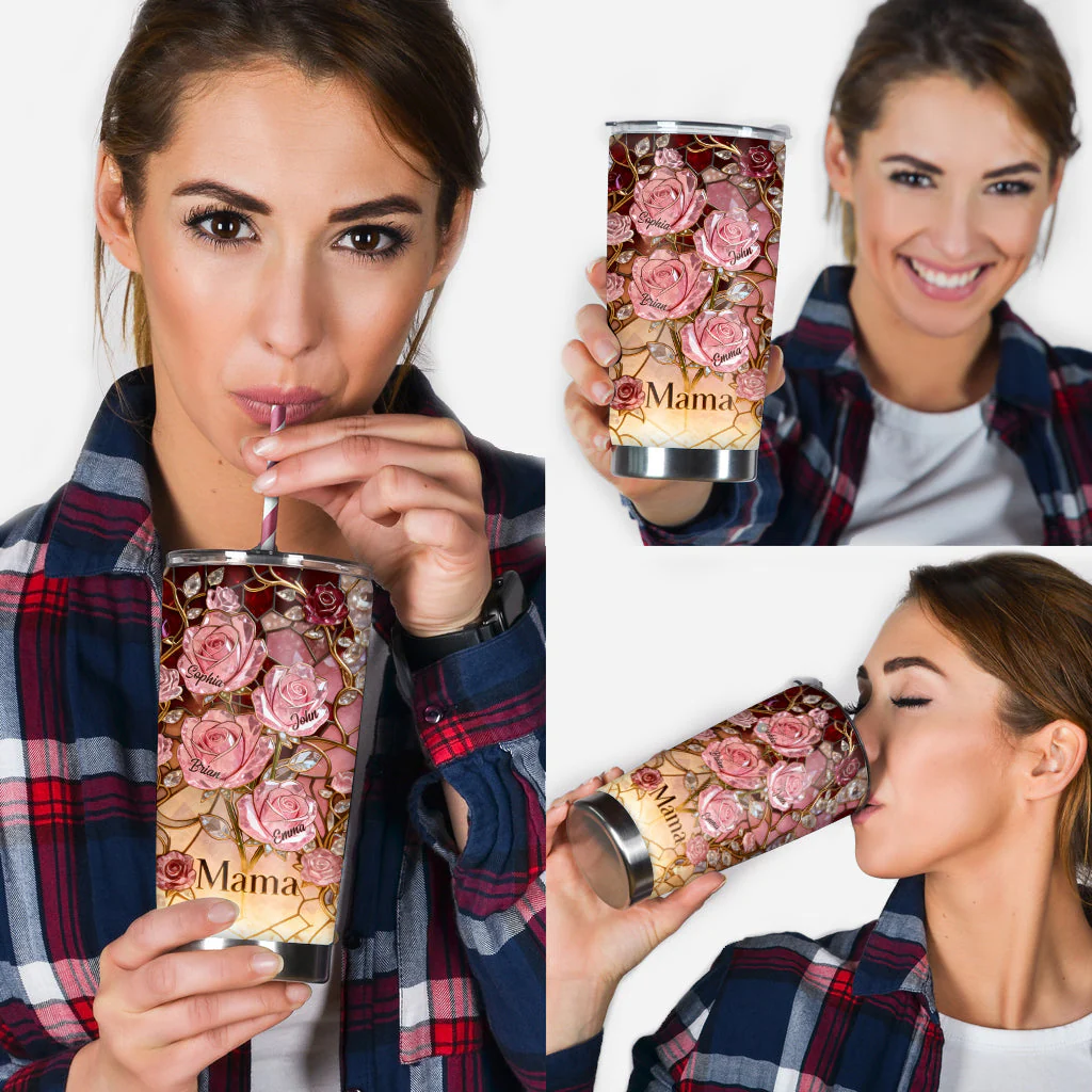 My Best Mom Ever - Personalized Tumbler - Special Gift For Mom, Grandma NL122 - Image 4