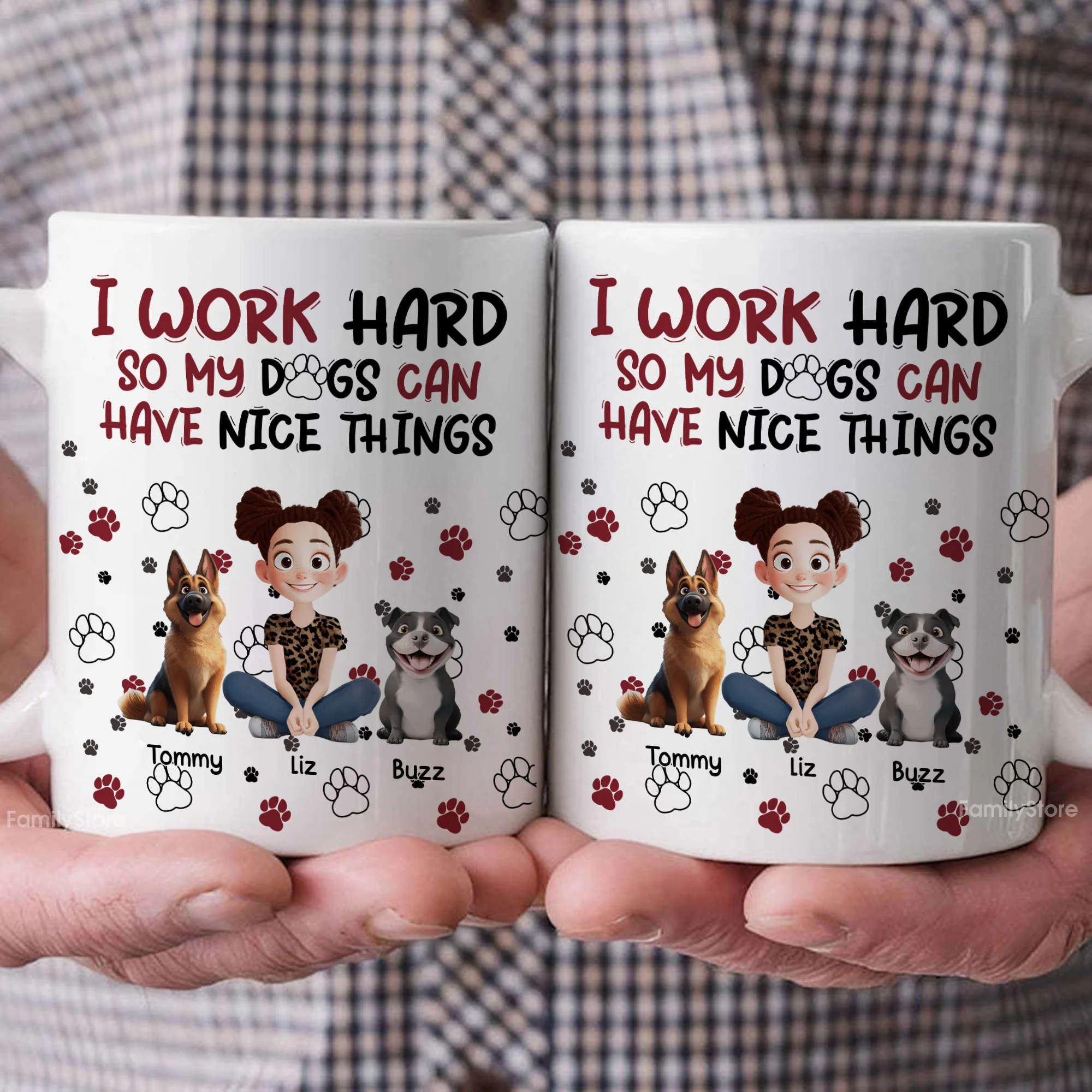 My Dog Can Have Nice Things - Personalized Mug - Gift for Pet Owners, Pet Lovers, Dog Mom | CLP15 NH96 - Image 3